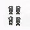 4PCS 12mm 16mm 18mm 25mm Carbon Tube Motor Seat Fixture Engine Mount Holder Support Bracket for RC Multi-axis UAV Drone Parts(16mm Black) view 1