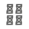 4PCS 3K Carbon Fiber Tube Clamp Motor Fixed Seat Mount Plate for 12mm 16mm 20mm 22mm 25mm 30mm Pipe DIY RC Multi-axis UAV(25mm) view 1