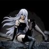 MABAIUDE 3pcs 2Byorha & 9Syorha & A2yorha Figure, 15cm Sitting Pose Anime Cake Topper Figure Statue, PVC Handmade Collectible Desktop Decoration view 2