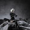 MABAIUDE 3pcs 2Byorha & 9Syorha & A2yorha Figure, 15cm Sitting Pose Anime Cake Topper Figure Statue, PVC Handmade Collectible Desktop Decoration view 4