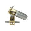 PADGZQGRZ for DC3V 6V 12V 1218-050 Mini 050 Gear Motor Single/Dual/Long Shaft 4RPM-381RPM Slow Speed High Torque WormAll Metal Gearbox Motor Replacement Parts(E 34RPM-136RPM_Long Shaft) view 4
