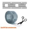 gklwVSlwv Transparent Door Curtain, Thermal Insulated Door Curtain,Clear PVC Strip Door Curtain Kit, Waterproof Vinyl Smooth Strip Curtain for Walk in Freezers, Warehouse, Garage Gate(8pcs 1.2x2.2m) view 4