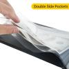 HUIOP Currency Collecting Album,40 Pockets Banknote Currency Collecting Album 20 Sheets Clear Dollar Bill Holders World Money PU Leather Hard Cover Storage Book Collection Supplies Double-Sided Pages view 2