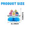 10 Pcs Shark Table Centerpiece,Honeycomb Centerpieces Table Toppers for Shark Birthday Party. view 3