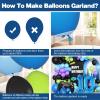 10th Birthday Video Game Balloons Arch, 10th Party Balloons Garland Kit 10th Birthday Supplies with Blue Number 10 Balloon Game Foil Balloons for 10 Year Old Teens Boys Decor view 3