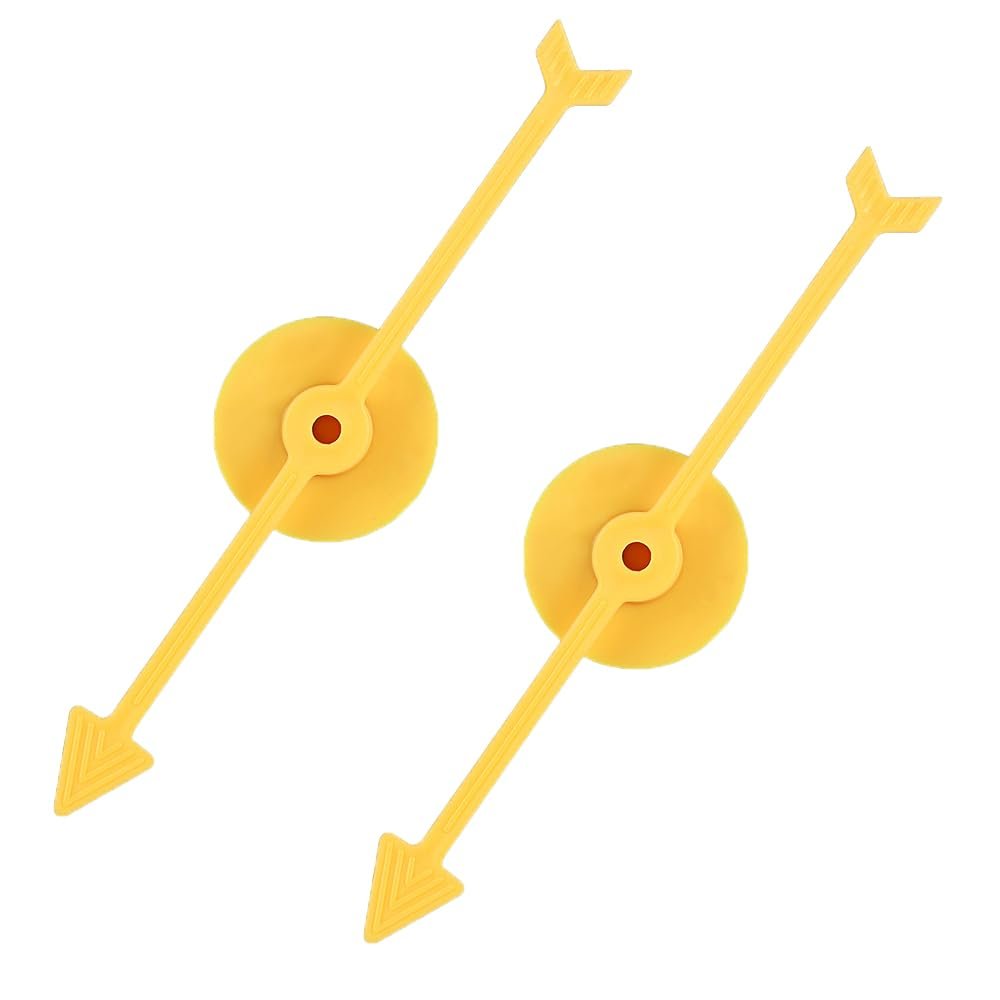 2Pcs Spinner Game Engaging Board Arrow Set Home and School Party Spinners Plastic Craft with Suction Cup Board Games Accessories (Yellow)