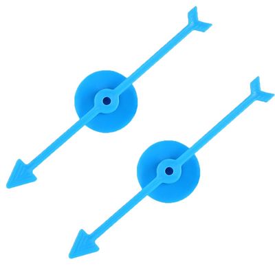 2Pcs Spinner Game Engaging Board Arrow Set Home and School Party Spinners Plastic Craft with Suction Cup Board Games Accessories (Blue)