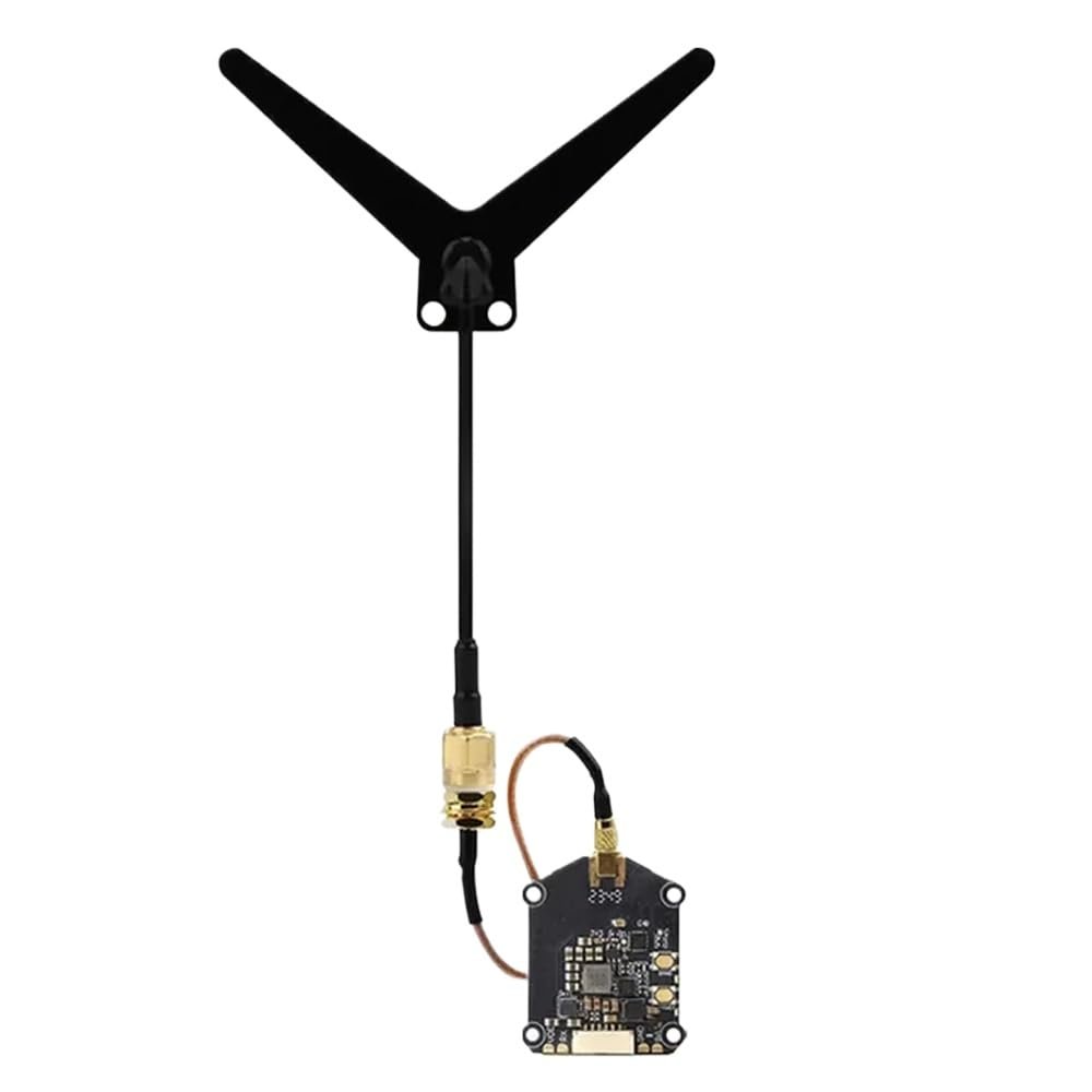 CUIPPWRJ 1.2G 800W 1.6W VTX 9CH Switchable NTSC PAL Transmitter Module Compatible with Long Range Airplane Drone(1.6W VTX)