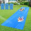 40 x 7.2Ft Slip and Slide for Adults with 3 Bodyboards, Extra Long Heavy Duty Slip n Slide Backyard, Lawn Big Water Slide Tarp for Adults (40 x 7.2 FT) view 1