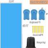 40 x 7.2Ft Slip and Slide for Adults with 3 Bodyboards, Extra Long Heavy Duty Slip n Slide Backyard, Lawn Big Water Slide Tarp for Adults (40 x 7.2 FT) view 2