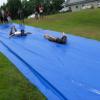 40 x 7.2Ft Slip and Slide for Adults with 3 Bodyboards, Extra Long Heavy Duty Slip n Slide Backyard, Lawn Big Water Slide Tarp for Adults (40 x 7.2 FT) view 4