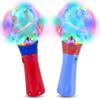 ArtCreativity Light Up Spinning Wands for Kids  LED Spinning Light Up Toy with Flashing Lights & 2 Gyro Wheels Rail Twisters, Kids Classic Vintage Nostalgia Yoyo Sensory Fidget Toys view 2