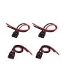 HFHYDZSW QS8-S Spark Connector 8AWG Silicone Wire Connecting Adapter Male Female Plug Compatible with The DIY RC Drone Lipo(1pc QS8 Male 30cm) view 2