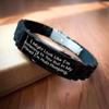 Hula Hooping Fun Christmas Unique Gift for Hula Hooping Enthusiasts - Glide lock Clasp Bracelet with Inspirational Quote, Adjustable and Durable view 2
