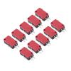 10Pcs Red 3Pins Gaming Switch Replacement Button Kit for Games view 2