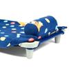 Northwest Rollee Pollee Nap Sac Roll-Up Toddler Blanket with Attached Pillow  Soft Fleece Preschool Nap Mat for Daycare or Travel  Machine Washable  Bluey view 3