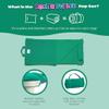 Northwest Rollee Pollee Nap Sac Roll-Up Toddler Blanket with Attached Pillow  Soft Fleece Preschool Nap Mat for Daycare or Travel  Machine Washable  Bluey view 4