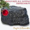 12lb Gigantic Lump of Coal  for Exceptionally Naughty People - Gift for Perpetual Pot Stirrers - Christmas Coal, Coal Holiday Joke for Christmas Parties, Secret Santa, White Elephant view 4