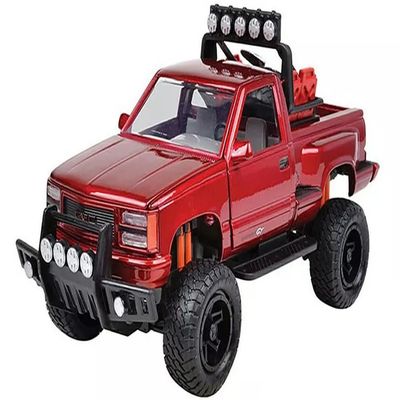 1992 Sierra GT Pickup Truck Off Road Red 1/24 Diecast Model by Motormax 79136r