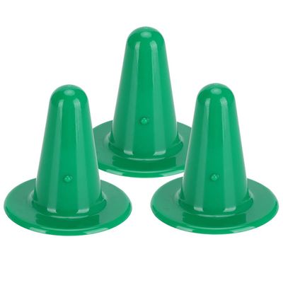3pcs Plastic Calf Feeding Bottle Nipple, Safe Cattle Milk Feeding Accessory, Cow Fake Nipple for Milking Machine, Prevent Cross, Food Grade Material, Green