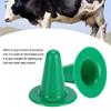 3pcs Plastic Calf Feeding Bottle Nipple, Safe Cattle Milk Feeding Accessory, Cow Fake Nipple for Milking Machine, Prevent Cross, Food Grade Material, Green view 4