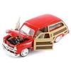 1949 Woody Wagon Red 1/24 Diecast Model Car by Motormax 73260red view 1