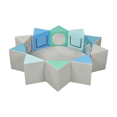 ECR4Kids SoftZone Wall of Mirrors, Activity Center, Contemporary, 3-Piece