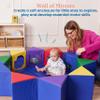 ECR4Kids SoftZone Wall of Mirrors, Activity Center, Assorted, 3-Piece view 4