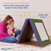 ECR4Kids SoftZone Folding Floor Mirror, Sensory Toy, Earthtone view 3