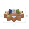 ECR4Kids SoftZone Wall of Mirrors Activity Center and Play Mat, Sensory Toy, Earthtone, 3-Piece view 2
