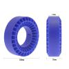RC Car Repair Kit for TRX4M for SCX24 for FCX24 AX24 1/18 1/24 RC Car Crawler 4pcs 1.0" Wheel Tires Silicone Rubber Insert Foam 55x20mm Upgrade Parts(Blue) view 2