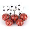 10pcs 1:12 Dollhouse Ball Model Miniature Resin Football Basketball Toys for Doll House Decoration, Premium Resin, Exquisite Craftsmanship, Develops Sports Interest, Mini Game view 2