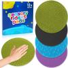 4PC Sensory Wall Fidget Toys for Toddler Baby 1-3 Classroom Must Have Sensory Mats for Kid Autism ADHD Quiet Silicone Tactile Pad Desk Toys Calm Down Item Mini Floor Tiles Fidget Autistic Special Need view 1