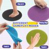 4PC Sensory Wall Fidget Toys for Toddler Baby 1-3 Classroom Must Have Sensory Mats for Kid Autism ADHD Quiet Silicone Tactile Pad Desk Toys Calm Down Item Mini Floor Tiles Fidget Autistic Special Need view 4