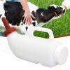 1 Set Nurser Bottles with Handle and Silicone Horizontal Calves Nursing Calf Bottle with a Replacement Nipple Livestock Supplies,Cow Milk Bottle2.11 Quart  (Horizontal) view 4