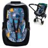 2 in 1 Infant Insert for Carseat, Newborn Car Seat Insert with 3D Mink Dot, Soft Baby Car Seat Head Support for Boys Girls, Breathable Car Seat Cushion for Baby, Stroller Cushion for Swing, Bouncer view 1