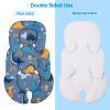 2 in 1 Infant Insert for Carseat, Newborn Car Seat Insert with 3D Mink Dot, Soft Baby Car Seat Head Support for Boys Girls, Breathable Car Seat Cushion for Baby, Stroller Cushion for Swing, Bouncer view 2