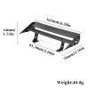 Alloy Rear Wing Tail Spoiler Replacement for Tamiya TT02 TT01 XV01 1/10 RC Car view 4