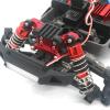 for MJX 16207 16208 16209 16210 H16 Metal Front Shock Tower RC Car Rear Shock Tower 16170 16180 Upgrade Parts(Silver) view 3