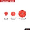 RCAWD 7075 Cush Drive Housing Front Rear Halves for TRAXXAS E-Revo VXL Brushless, Maxx Slash, Maxx, X-Maxx Ultimate, Xmaxx, XRT Ultimate, XRT Upgrades, Parts for # 7793X Red view 3