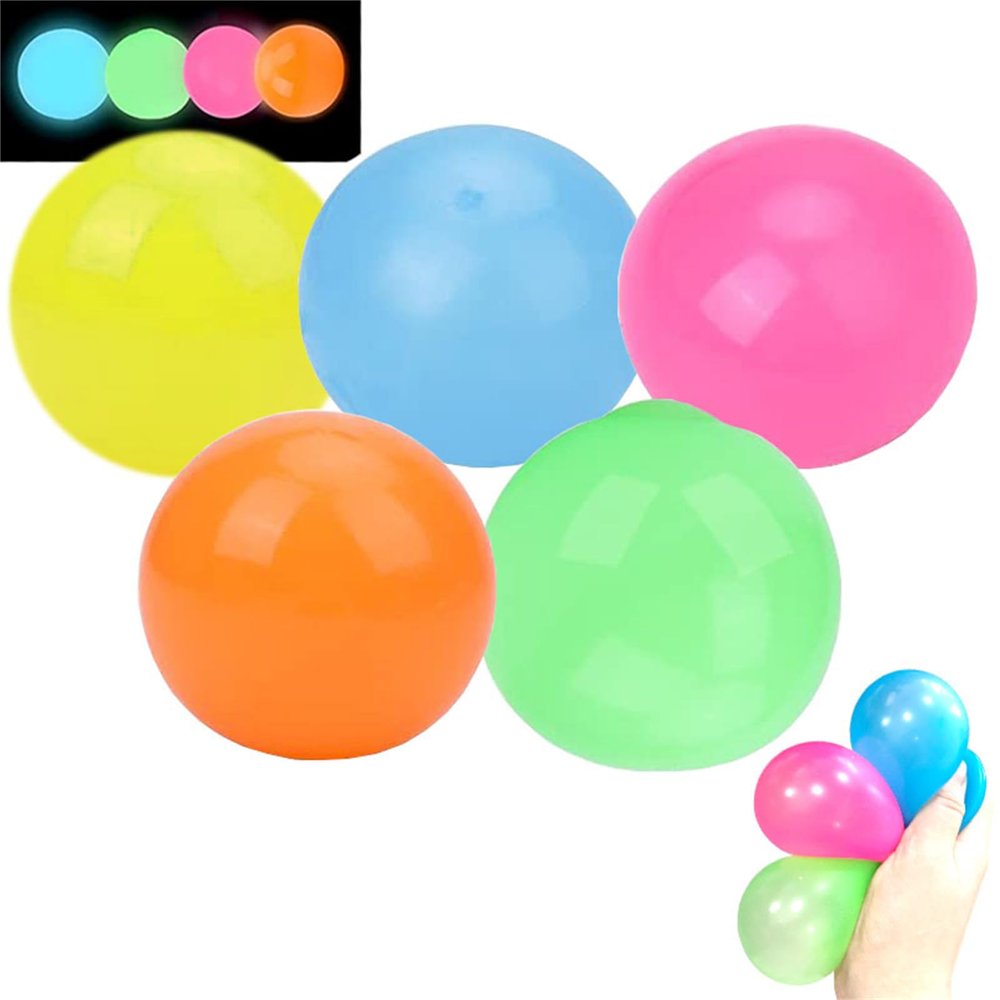 Glorbs Sticky Balls, Lumiballs,Glorbs Glow in The Dark Balls That Stick to The Ceiling, Bounce Back to You, Dream Balls Glow in The Dark, Glorbs Balls Stress Balls for Teens and Adults (18)