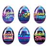 Cherislpy 6 Pcs Easter Galaxy Slime Eggs Stress Relief Toys for Kids Boys Girls Easter Basket Stuffers Eggs Fillers Party Favors Gifts view 1