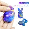 Cherislpy 6 Pcs Easter Galaxy Slime Eggs Stress Relief Toys for Kids Boys Girls Easter Basket Stuffers Eggs Fillers Party Favors Gifts view 4