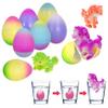Cherislpy 6 Pack Unicorn Hatching Surprise Eggs - Grows 600%- Easter Birthday Gifts for Kids Boys Girls Easter Basket Stuffers Eggs Fillers Party Favors view 2