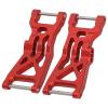2pcs RC Lower Suspension Arm, Aluminum Alloy RC Front Lower Suspension Arm for LOSI 1/10 22S 2WD No Prep Drag Car (Red view 1