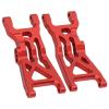 2pcs RC Lower Suspension Arm, Aluminum Alloy RC Front Lower Suspension Arm for LOSI 1/10 22S 2WD No Prep Drag Car (Red view 2