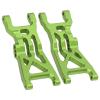 2pcs RC Lower Suspension Arm, Aluminum Alloy RC Front Lower Suspension Arm for LOSI 1/10 22S 2WD No Prep Drag Car (Green view 2