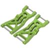 2pcs RC Lower Suspension Arm, Aluminum Alloy RC Front Lower Suspension Arm for LOSI 1/10 22S 2WD No Prep Drag Car (Green view 3