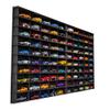 100 Car 1/64 Model Car Display Case, Toy Car Storage Organizer, Cars Storage Showcase ,Wall Mounted & Durable Die-Cast Car Storage Organizer with Handle for 1:64 Scale Vehicles,(Old Black) view 2