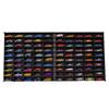 100 Car 1/64 Model Car Display Case, Toy Car Storage Organizer, Cars Storage Showcase ,Wall Mounted & Durable Die-Cast Car Storage Organizer with Handle for 1:64 Scale Vehicles,(Old Black) view 3